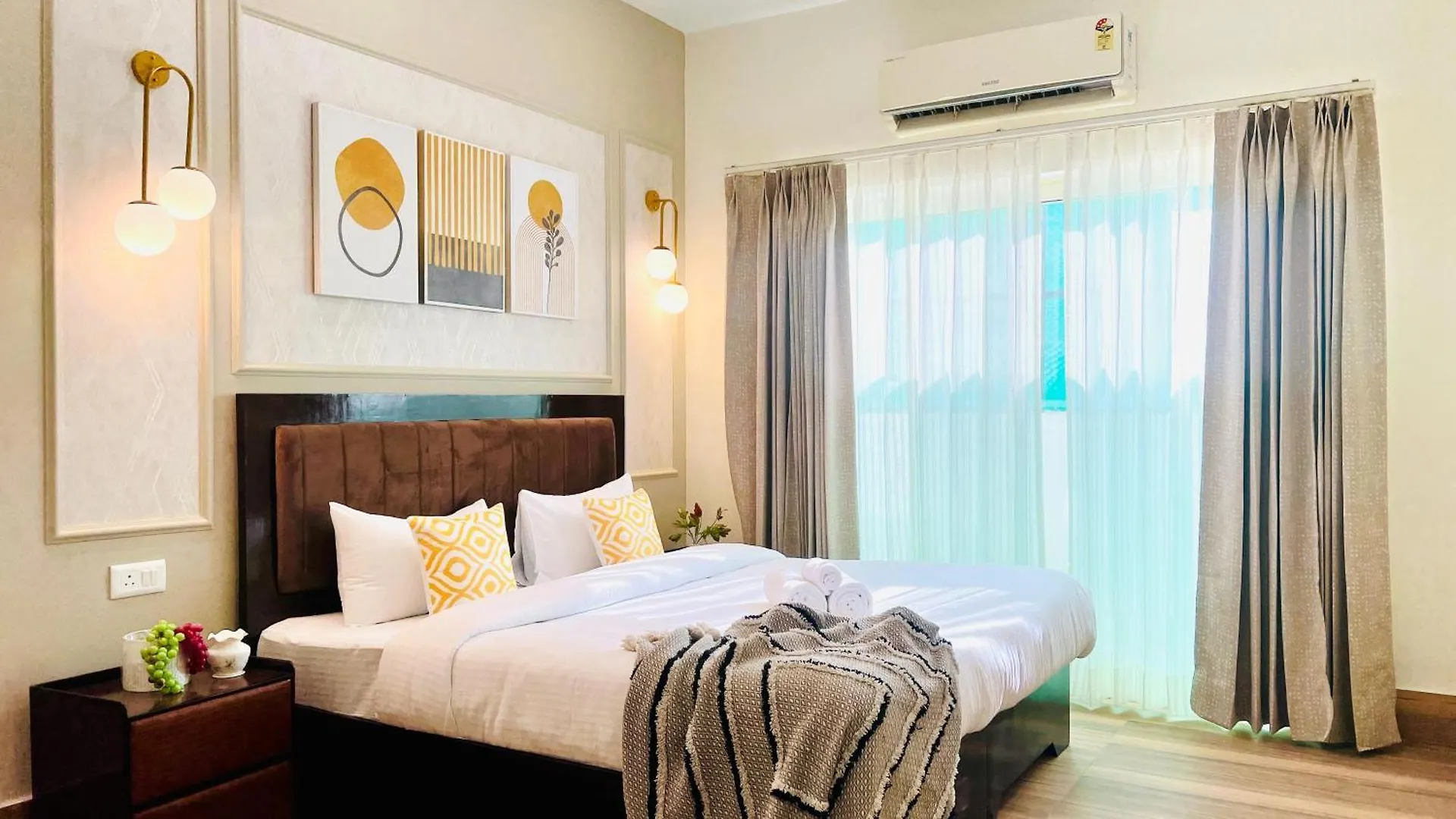 Apartmán Bluo 1Bhk Suite Medicity - Bathtub, Kitchen Lift #Staycation Gurgáon